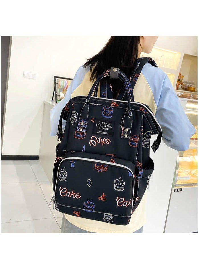 Portable Large Capacity Leisure Multifunctional Backpack, Baby Stroller Hanging Bag - Image 2